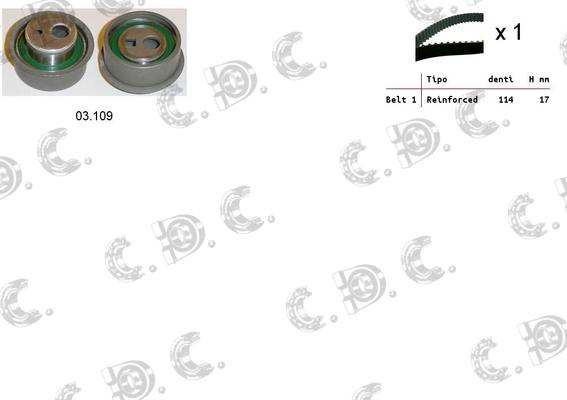 Autokit 04.5067 - Timing Belt Set www.autospares.lv