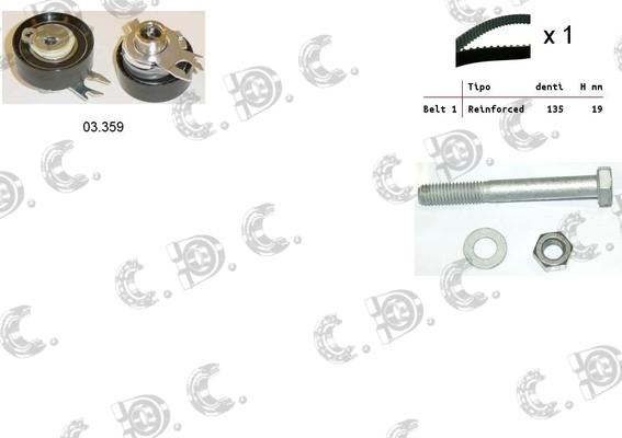 Autokit 04.5006 - Timing Belt Set www.autospares.lv