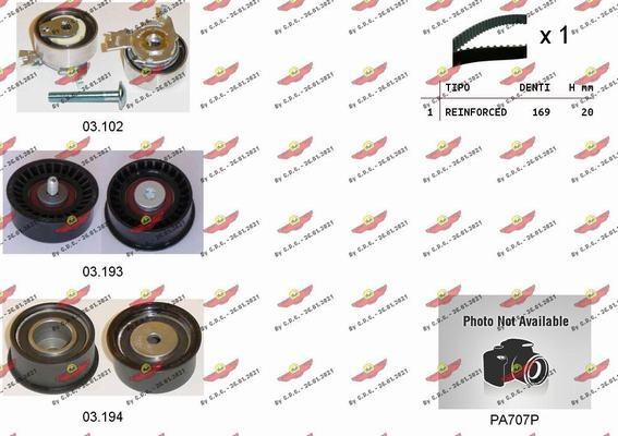 Autokit 04.5001PA - Water Pump & Timing Belt Set www.autospares.lv