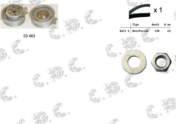 Autokit 04.5011 - Комплект зубчатого ремня ГРМ www.autospares.lv