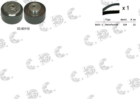 Autokit 04.5031 - Timing Belt Set www.autospares.lv