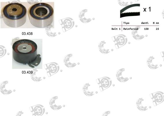 Autokit 04.5028 - Timing Belt Set www.autospares.lv