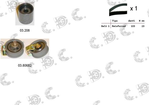 Autokit 04.5100 - Timing Belt Set www.autospares.lv