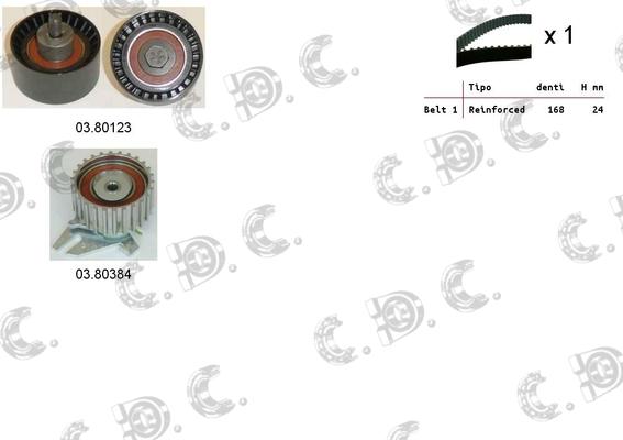 Autokit 04.5136 - Комплект зубчатого ремня ГРМ www.autospares.lv