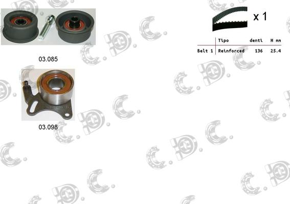 Autokit 04.5176 - Zobsiksnas komplekts autospares.lv