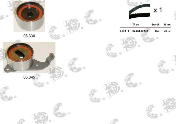 Autokit 04.5177 - Timing Belt Set www.autospares.lv