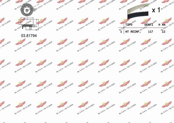 Autokit 04.5353 - Timing Belt Set www.autospares.lv