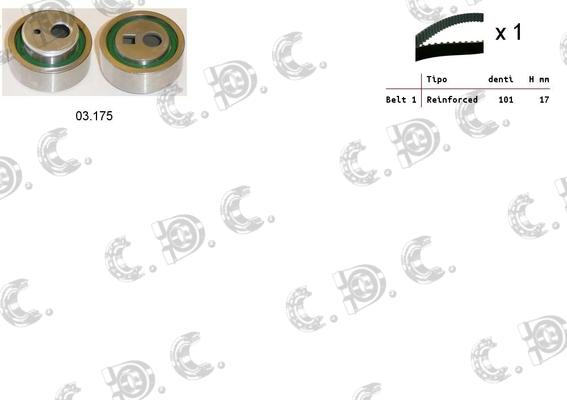 Autokit 04.5309 - Timing Belt Set www.autospares.lv