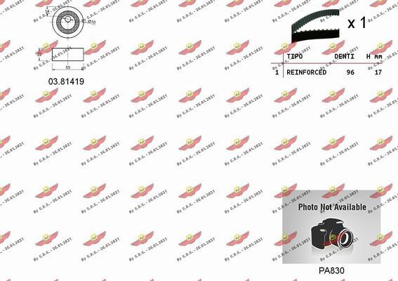 Autokit 04.5304PA - Водяной насос + комплект зубчатого ремня ГРМ www.autospares.lv