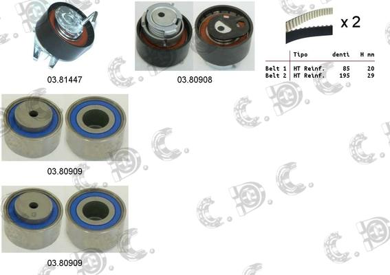 Autokit 04.5301 - Zobsiksnas komplekts autospares.lv