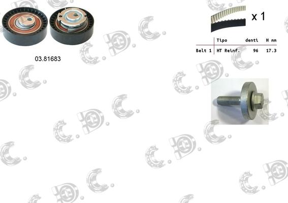 Autokit 04.5319 - Zobsiksnas komplekts www.autospares.lv