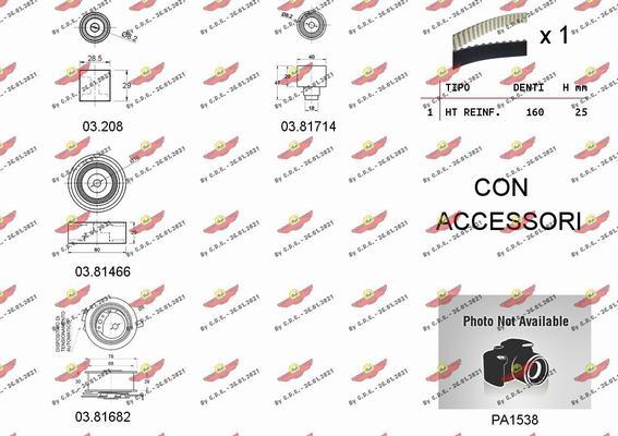 Autokit 04.5314PA - Водяной насос + комплект зубчатого ремня ГРМ www.autospares.lv