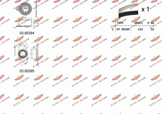 Autokit 04.5326 - Timing Belt Set www.autospares.lv