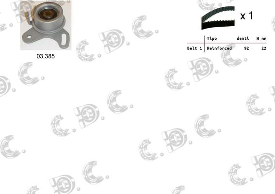 Autokit 04.5295 - Zobsiksnas komplekts www.autospares.lv