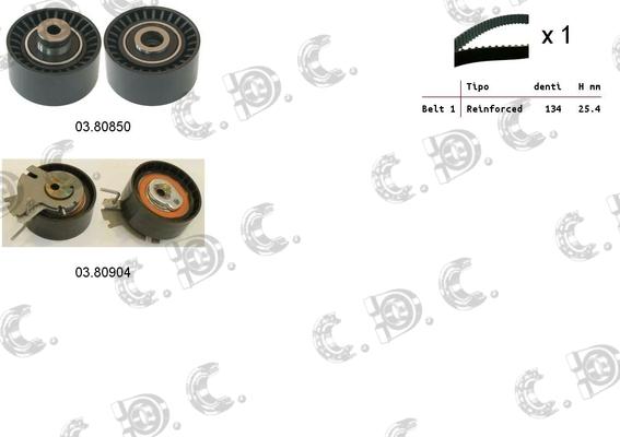 Autokit 04.5268 - Zobsiksnas komplekts autospares.lv