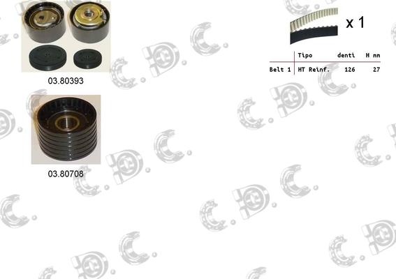 Autokit 04.5262 - Timing Belt Set www.autospares.lv