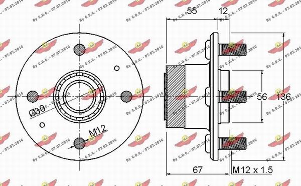 Autokit 01.923 - Riteņa rumbas gultņa komplekts www.autospares.lv