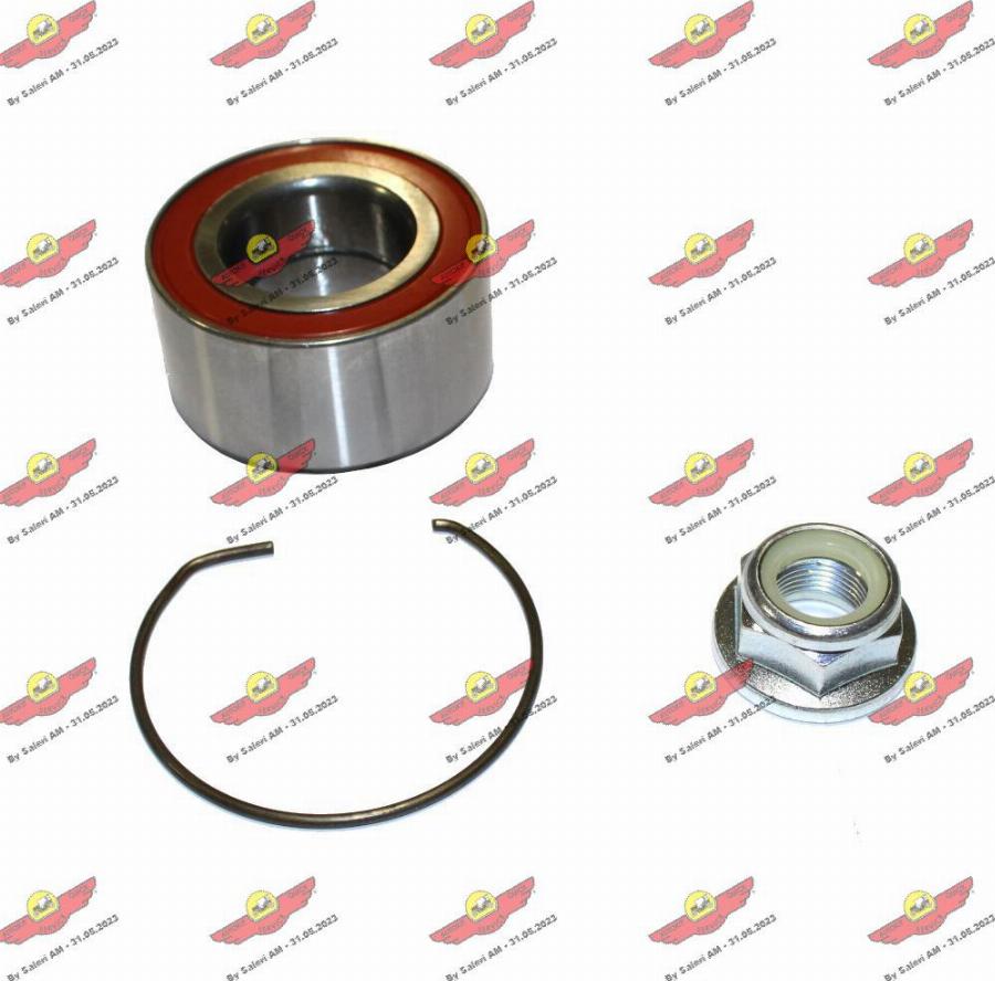 Autokit 01.121 - Подшипник ступицы колеса, комплект www.autospares.lv