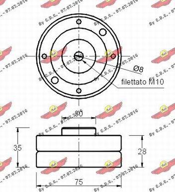 Autokit 03.008 - Parazīt / Vadrullītis, Zobsiksna www.autospares.lv