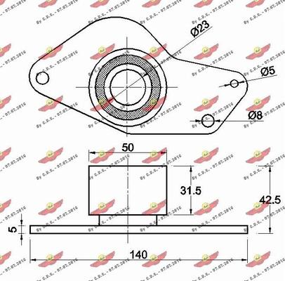 Autokit 03.101 - Parazīt / Vadrullītis, Zobsiksna autospares.lv