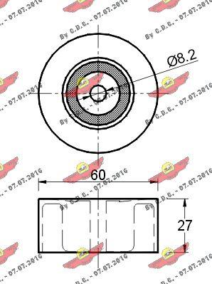 Autokit 03.80490 - Pulley, v-ribbed belt www.autospares.lv