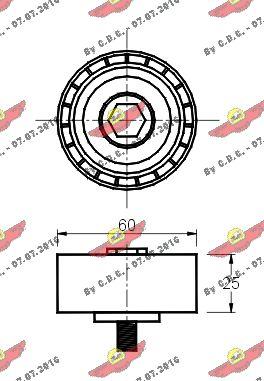 Autokit 03.80337 - Pulley, v-ribbed belt www.autospares.lv