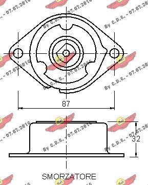 Autokit 03.80215 - Siksnas spriegotājs, Ķīļsiksna www.autospares.lv