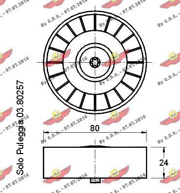 Autokit 03.80239 - Parazīt / Vadrullītis, Ķīļrievu siksna autospares.lv