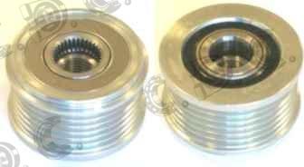 Autokit 03.81496 - Pulley, alternator, freewheel clutch www.autospares.lv