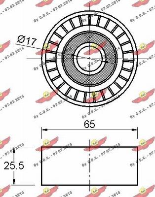 Autokit 03.81604 - Parazīt / Vadrullītis, Ķīļrievu siksna autospares.lv