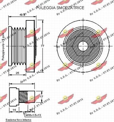 Autokit 03.81003 - Piedziņas skriemelis, Ģenerators www.autospares.lv