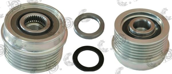 Autokit 03.81803 - Pulley, alternator, freewheel clutch www.autospares.lv