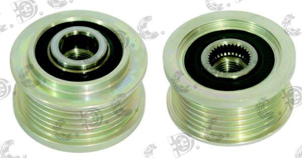 Autokit 03.81807 - Pulley, alternator, freewheel clutch www.autospares.lv