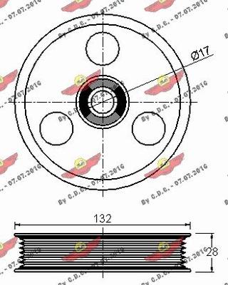 Autokit 03.81231 - Parazīt / Vadrullītis, Ķīļrievu siksna www.autospares.lv