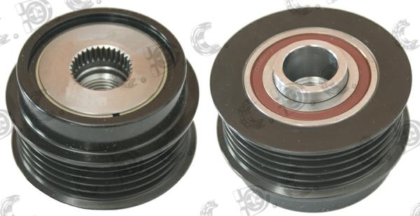 Autokit 03.81792 - Pulley, alternator, freewheel clutch www.autospares.lv