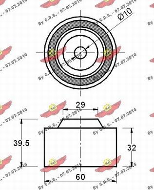 Autokit 03.387 - Parazīt / Vadrullītis, Zobsiksna autospares.lv