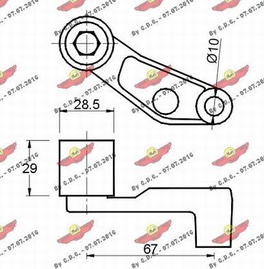 Autokit 03.770 - Parazīt / Vadrullītis, Zobsiksna www.autospares.lv