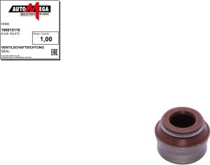 Automega 190015110 - Seal Ring, valve stem www.autospares.lv