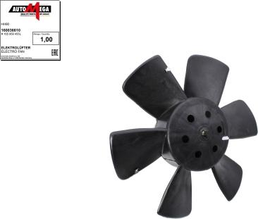 Automega 160036610 - Ventilators, Motora dzesēšanas sistēma www.autospares.lv