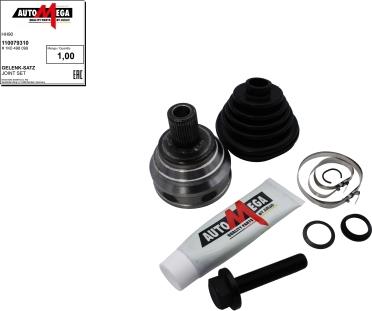 Automega 110079310 - Joint Kit, drive shaft www.autospares.lv