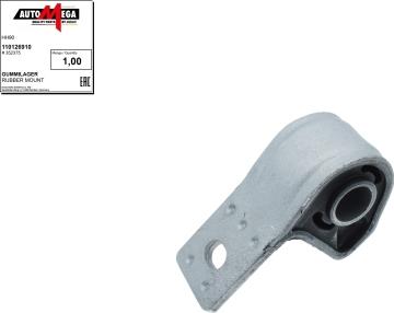 Automega 110126910 - Bush of Control / Trailing Arm www.autospares.lv