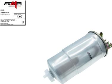 Automega 180010210 - Fuel filter www.autospares.lv