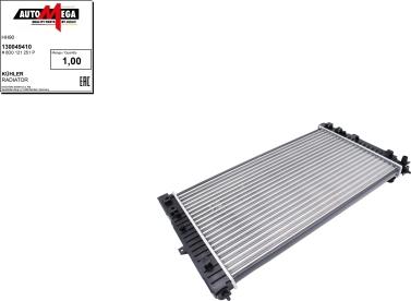 Automega 130049410 - Radiators, Motora dzesēšanas sistēma www.autospares.lv