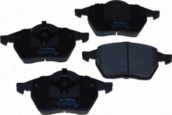 Automega 120044910 - Brake Pad Set, disc brake www.autospares.lv