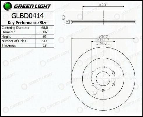 AutomotiveAdriado GLBD0414 - Bremžu diski autospares.lv