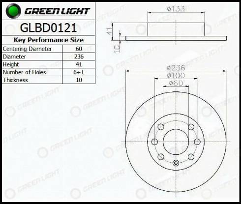 AutomotiveAdriado GLBD0121 - Bremžu diski autospares.lv