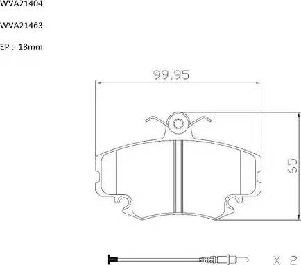 Automotor France ABP5070 - Brake Pad Set, disc brake www.autospares.lv