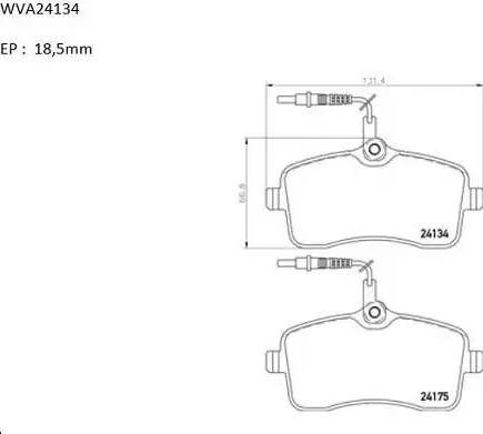 Automotor France ABP2605 - Bremžu uzliku kompl., Disku bremzes autospares.lv