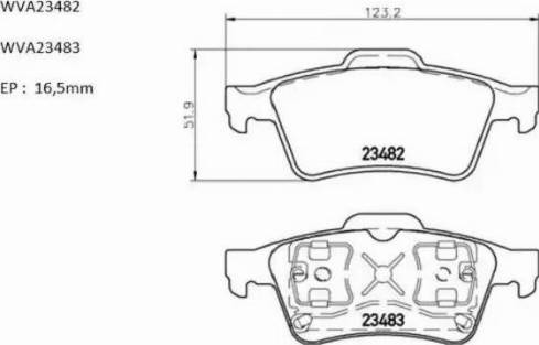 Automotor France ABP7996 - Bremžu uzliku kompl., Disku bremzes www.autospares.lv