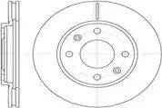 Automotor France ADC9280 - Brake Disc www.autospares.lv